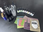 Simply Earth Essential Oils Aromatherapy Kit Glass Bottles Cotton Rounds. Fixed Price $49.99.