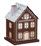 Gingerbread House Light-up Ceramic Wax Warmer Pomegranate Mule Rustic Vintage. Fixed Price $44.99.