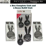 Rabbico Air Car Vent Clips Freshener White Musk Scent + 2 Boxes Refill Unit. Fixed Price $19.87.