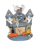 Vintage Party Lite P7311 Haunted Halloween Ceramic Tealight House Candle Holder. Fixed Price $32.44.
