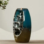 Ceramic Waterfall Backflow Smoke Incense Burner Censer Holder Decor Gift New. Fixed Price $12.95.