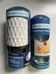 Yankee Candle Scentplug Refill X 3 Bulbs + Diffuser Midsummer Night Iced Berry. Fixed Price $26.99.