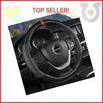 Kafeek Steering Wheel Cover Men, Universal 15 Inch, Microfiber Leather Carbo. Fixed Price $23.62.