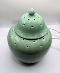 Partylite Ginger Jar Light Green Scentglow Warmer P7F/P91136 Nn. Fixed Price $36.95.