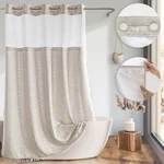 River Dream Farmhouse Textured 71"W 74"L (pack Of 1), Linen-window. Fixed Price $46.77.
