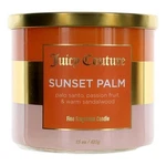 Juicy Couture 14.5 Oz Soy Wax Blend 3 Wick Candle - Sunset Palm. Fixed Price $20.37.