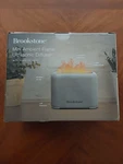 Brookstone Mini Ambient Flame Diffuser Led Usb Gray 85ML. Fixed Price $15.00.