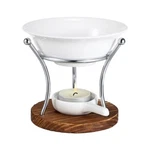 Juxyes Romantic Ceramic Tealight Wax Melt Warmer, Non Elecric Essential Oil. Fixed Price $6.00.