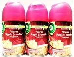 Air Wick Freshmatic Ultra Warm Apple Crumble Automatic Spray Refill, New X 3. Fixed Price $32.99.