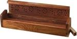 Round Top Coffin Incense Burner Brown - 12"L. Fixed Price $18.43.