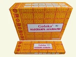 Goloka Nagchampa Incense Sticks Full Case (12 Boxes 40G) Natural & Authentic. Fixed Price $35.00.