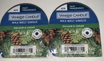 2 Yankee Candle Wax Melt Singles Balsam & Cedar / Packs .8 Oz Each. Fixed Price $9.99.