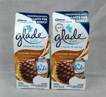 Glade Sense & Spray Automatic Refills Cashmere Woods .43 Oz Lot Of 2. Fixed Price $28.00.