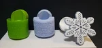 Yankee Candle Fragrance Air Plug-in Diffuser Lot Of 3,SNOWFLAKE, Trellis + Dots. Fixed Price $8.29.