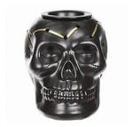 Black Ceramic Skull Electric Wax Warmer Halloween Brand New. Fixed Price $11.99.