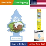 Cardboard Hanging Car, Home & Office Air Freshener, Summer Linen Pack 12. Fixed Price $21.35.