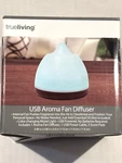 Usb Aroma Fan Diffuser True Living Includes 3 Scent Pods Cable New. Fixed Price $15.80.