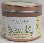Aroma Naturals - Travel Tins Meditation Candle Soy Vegepure 2.8 Oz. Fixed Price $12.95.