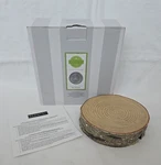 Scentsy Birchwood Log Warmer Stand Cord-concealing Pedestal 5 1/2" Retired. Fixed Price $19.99.