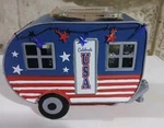 Scentsy Land Of Liberty Camper Trailer Wax Warmer Usa 4TH July New Open Box. Fixed Price $39.99.