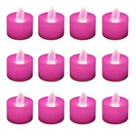 Lumabase Battery Operated Led Tea Candles Pink Flameless Set Lot X 12 Lights New. Fixed Price $17.99.