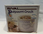 Vtg Nib Rival Potpourri Crock Model 3206 Cottagecore Grannycore. Fixed Price $45.00.