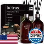 Hetras Reed Diffuser Set 16.9OZ 2-PACK Hotel Wood Forest Scent Long-lasting. Fixed Price $43.09.