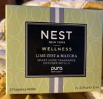 Nest Wellness Lime Zest & Matcha Smart Home Fragrance Diffuser (2)REFILLS 0.33OZ. Fixed Price $29.99.