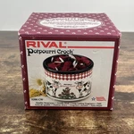 Rival Potpourri Crock Electric Simmering Cooker 3206 Made Usa Cow Design. Fixed Price $49.99.
