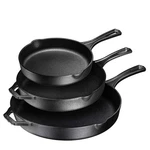 Bruntmor 8, 10 And 12 Inch Pre-seasoned Frying Pan Set Of 3, Oven Safe Skille.... Fixed Price $71.03.