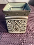 Scentsy Dsw-leno Retired Blue Green Full Size Wax Warmer + Bulb Tested. Fixed Price $22.00.