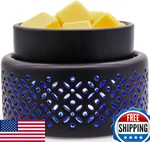 Victoria Aroma Ceramic Wax Melt Warmer 7-COLOR Led Light, Electric, No Flame. Fixed Price $32.99.