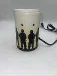 Scentsy Service & Sacrifice Wax Warmer With Bulb Military Ceramic 23177. Fixed Price $25.50.