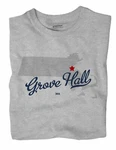 Grove Hall Massachusetts T-shirt Map. Fixed Price $18.99.