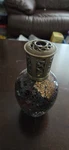 Ashleigh & Burwood Mosaic Style Fragrance Lamps Diffuser Glass Browns B85. Fixed Price $19.99.