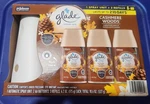 Glade Automatic Spray Air Freshener 1 Holder + 3 Refills, Cashmere Woods. Fixed Price $27.99.