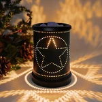 Cvhomedeco. Electric Wax Melt Warmer Punched Stars Metal Tart Decorati.... Fixed Price $46.32.