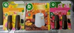 Air Wick Essential Mist Diffuser + Refills Honeysuckle,hibiscus, Pumpkin Spice. Fixed Price $38.95.