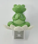 Bath & Body Works Yoga Frog Night Light Up Wallflower Fragrance Plug In Holder. Fixed Price $17.99.