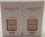 New Pura Simplicity Vanilla Home Fragrance Diffuser Oil 2 Pack 10ML. Fixed Price $23.00.