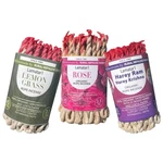 LAMATAR1 Natural Lemongrass Rose & Harey Ram Krishna Rope Incense Set Of 3. Fixed Price $13.99.