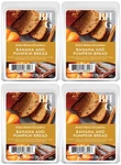 4 Better Homes & Garden Banana Pumpkin Bread Scented Wax Melts Cubes 2.5 Oz. Fixed Price $16.51.