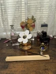 2 Pieces Natural Bamboo Incense Stick Holder Home Burner With Ash Catcher Us New. Fixed Price $8.89.