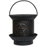 Electric Black Star Fluted Punched Tin Tart Melter Wax Warmer Home Decor. Fixed Price $21.95.