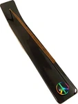 Peace Sign Glass Stick Incense Burner Holder - Kheops International. Fixed Price $10.99.