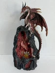 Pacific Giftware Pink Dragon Backflow Incense Burner Led Figurine 11333. Fixed Price $39.99.