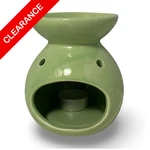 New Green Ceramic Oil Warmer Burner 4.5 Tall Aromatherapy Wax Tart Holder. Fixed Price $10.00.