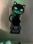 Bath & Body Works Rip Tombstone Flocked Black Cat Light Up Wallflower Plugin. Fixed Price $20.00.