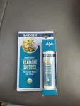 Badger Headache Soother Stick, Peppermint & Lavender, 0.6 Oz. Fixed Price $7.00.