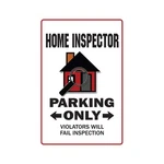 Home Inspector Parking Sign Decals Inspection Real Estate Broker House. Fixed Price $17.99.